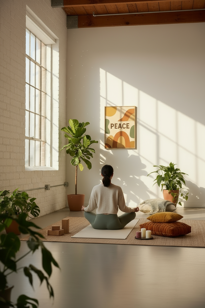 Peace Canvas Loft Meditation Variation 2
