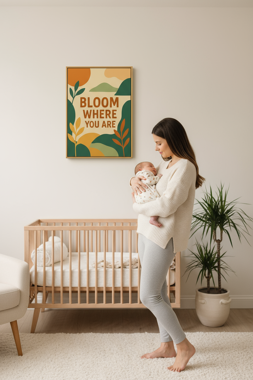 Bloom Where You Are Canvas Lifestyle Photo